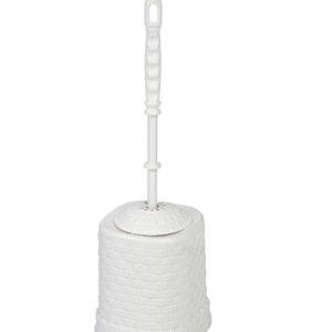 BROSSE WC BLANCHE EN PLASTIQUE