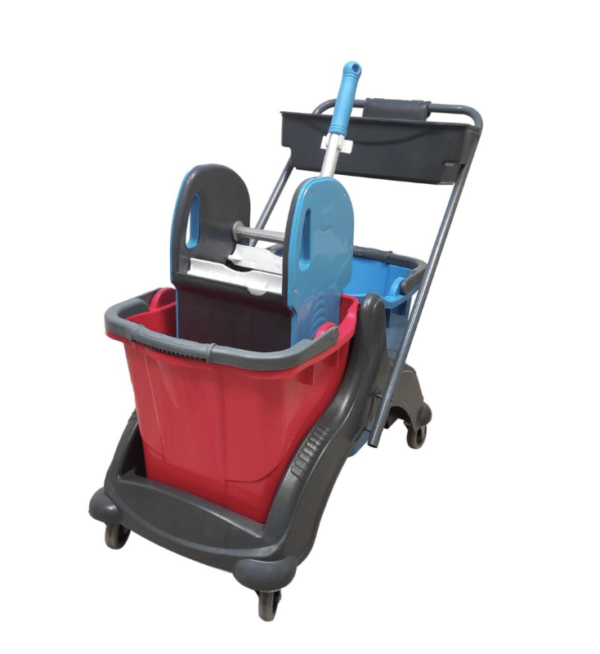 DOUBLE SEAUX DE MENAGE 2X25L 70X42X82CM