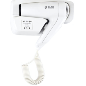 SÈCHE CHEVEUX EN PLASTIQUE BLANC